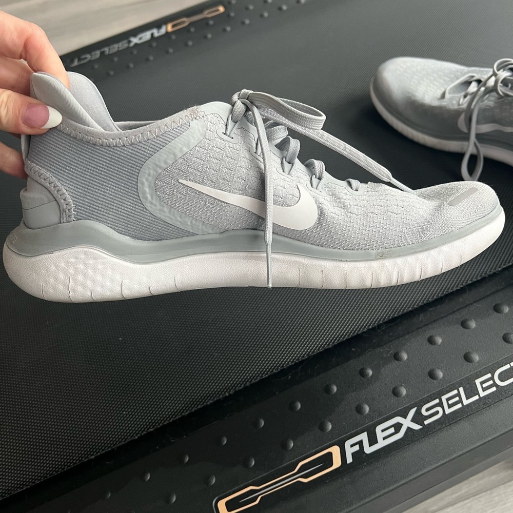 Nike Light Gray Free Runs